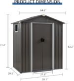 Alloy steel sheds with window for air circulation, keeping tools dry and well-protected.